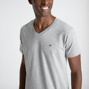 Camiseta Masculina TOMMY Hilfiger Algodão Gola V Clássica