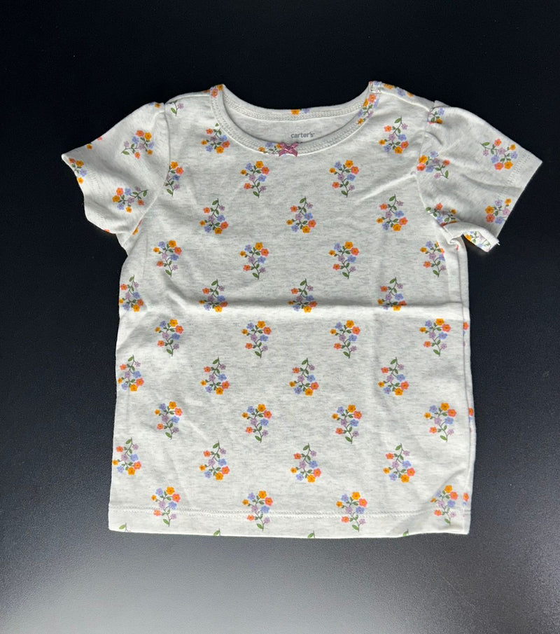 Camiseta Infantil Floral Carter's