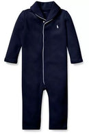 Macaquinho Infantil Azul Polo (menino) - 9 meses