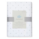 Kit 2 Lençóis de berço ajustáveis - Dots & Solid Cloud Island