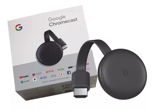 Google Chromecast 3 - Streaming em Full HD