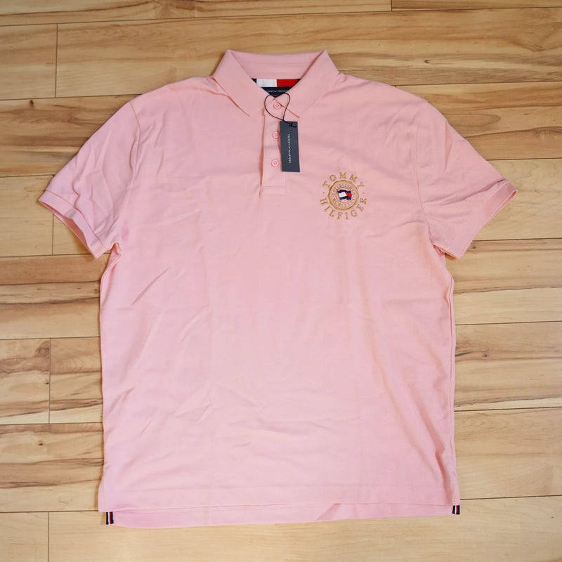 Polo Masculina TOMMY Hilfiger Brasão Bordado - P